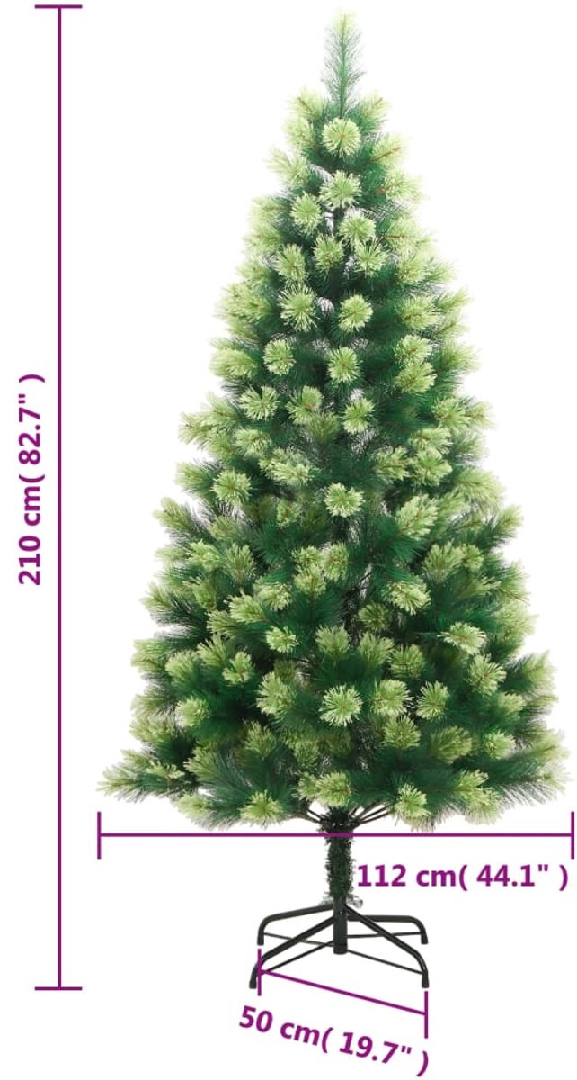 The Living Store Kunstkerstboom 210 cm met standaard