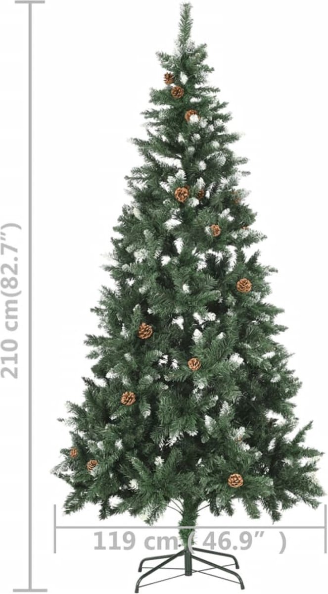 The Living Store Kunstkerstboom 210 cm