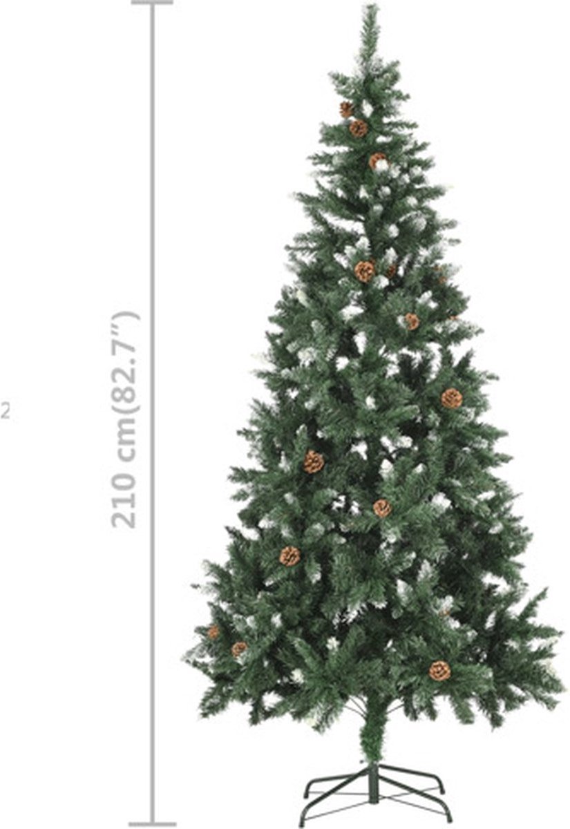 The Living Store Kunstkerstboom 210 cm