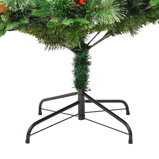 The Living Store Kunstkerstboom 225 cm PVC & PE groen