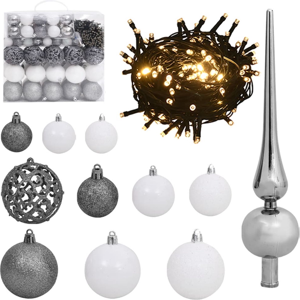 The Living Store Kunstkerstboom 240 cm LED