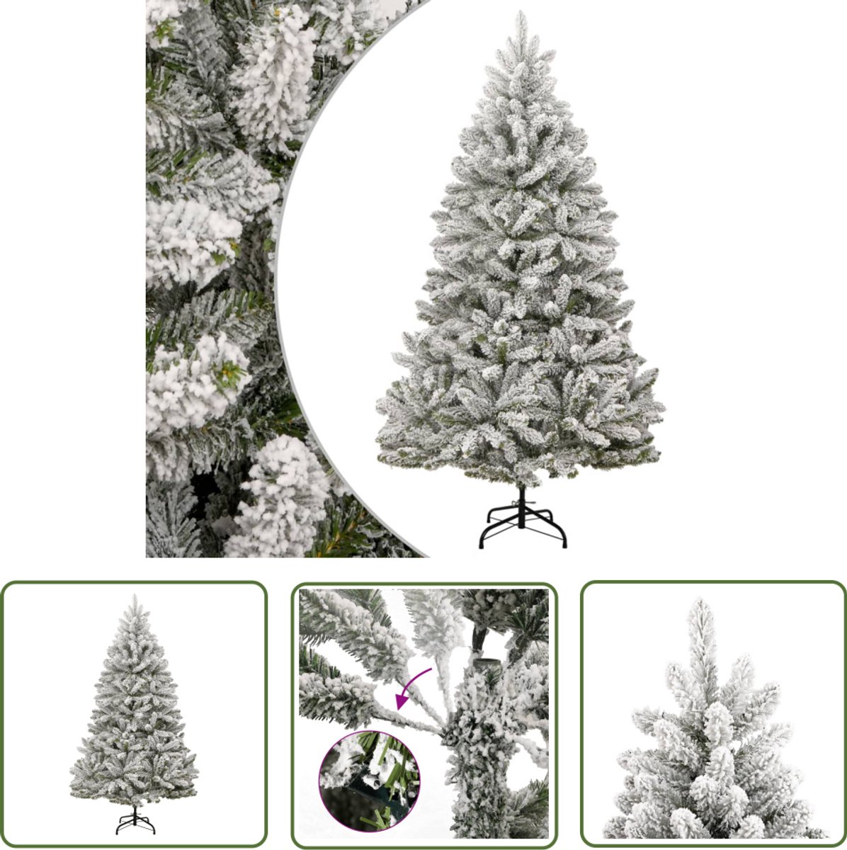 The Living Store Kunstkerstboom 300 cm met sneeuw
