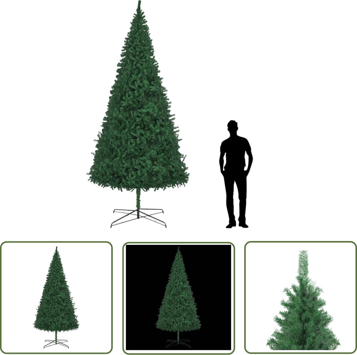 De The Living Store Kunstkerstboom 400 cm groen in één oogopslag