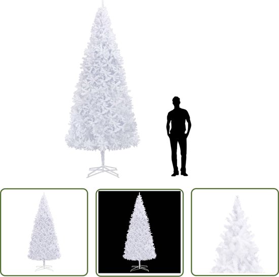 The Living Store Kunstkerstboom 400 cm wit