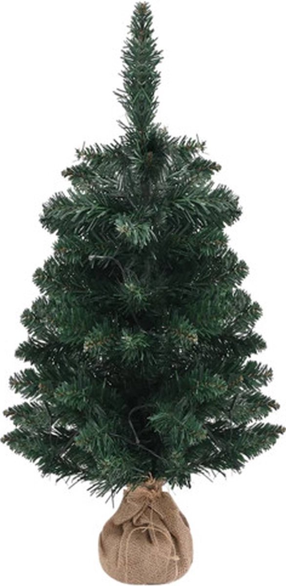 The Living Store Kunstkerstboom 90 cm PVC groen
