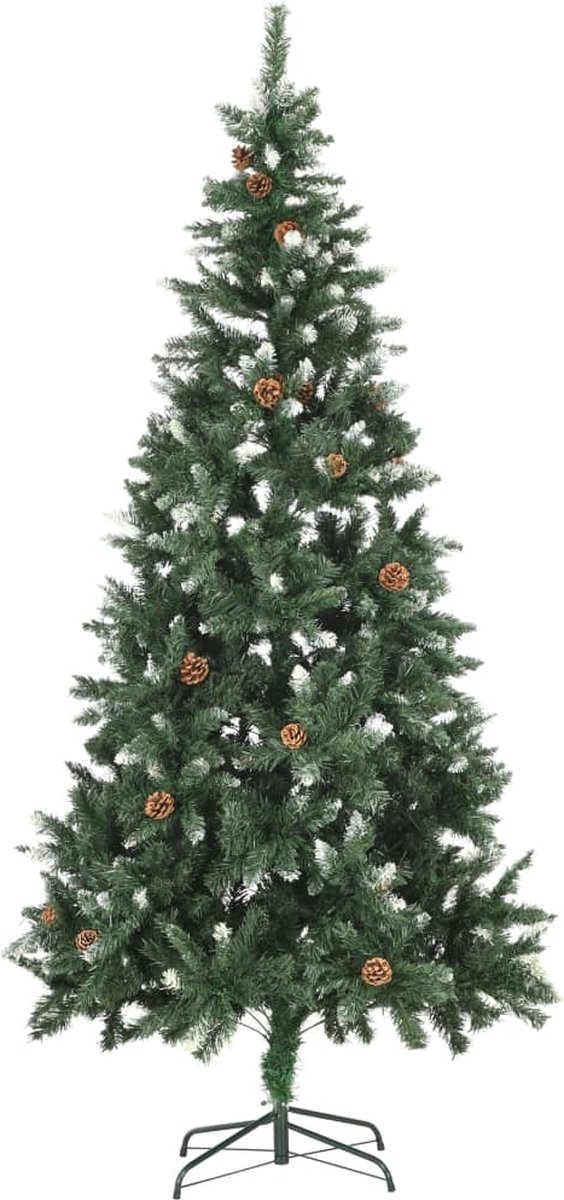 The Living Store Kunstkerstboom Dennenappels 210 cm