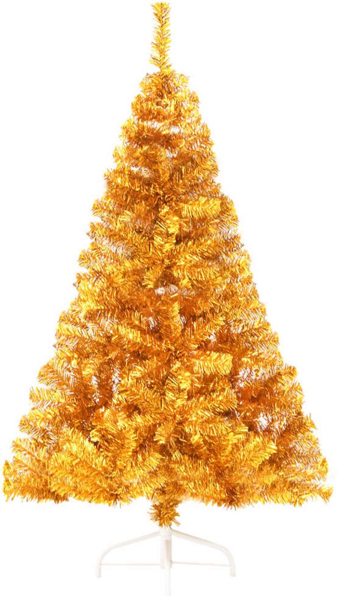 The Living Store Kunstkerstboom Half 120 cm Goud
