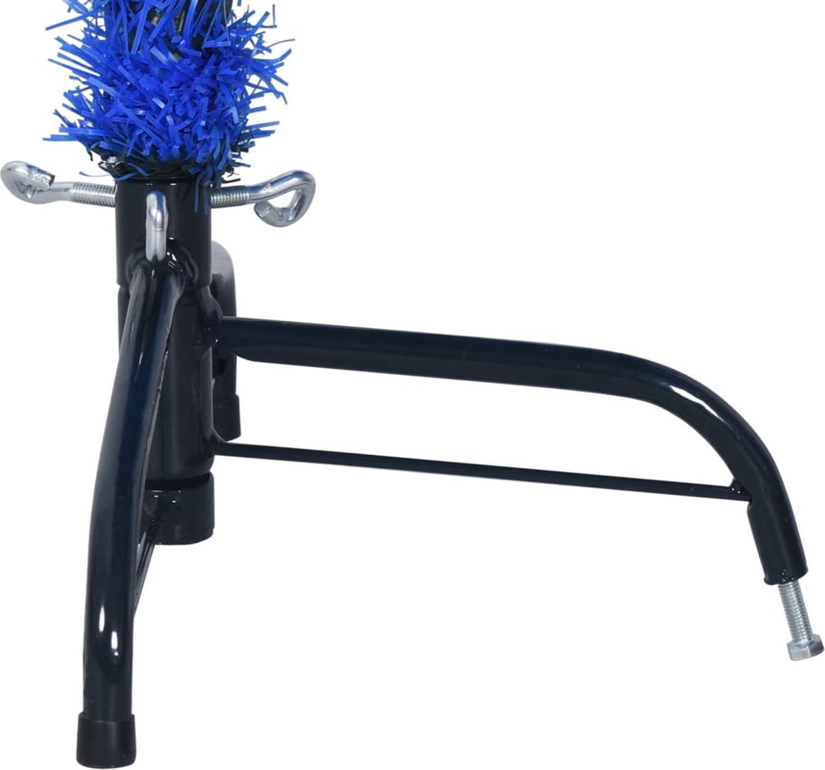 The Living Store Kunstkerstboom Half 120 cm PVC Blauw