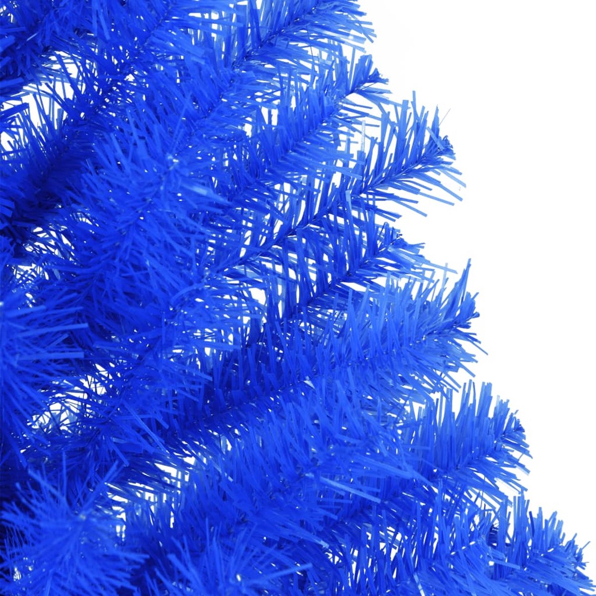 The Living Store Kunstkerstboom Half 120 cm PVC Blauw