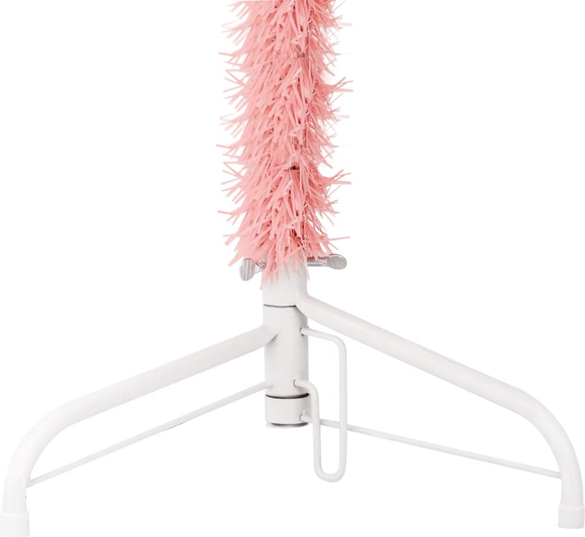 The Living Store Kunstkerstboom half 120 cm roze