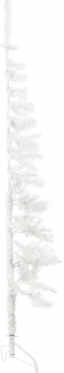 The Living Store Kunstkerstboom Half 120 cm Wit Smal