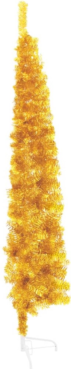 The Living Store Kunstkerstboom Half 150 cm Goud