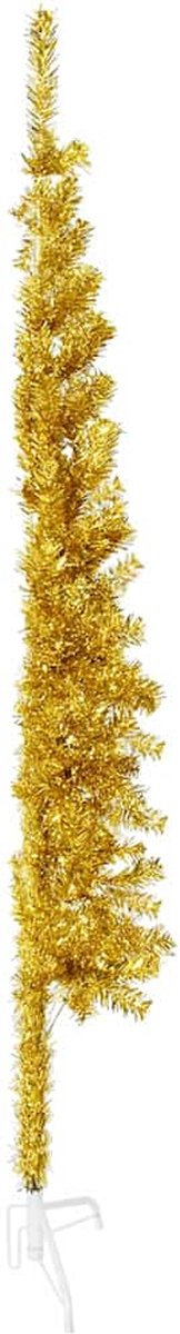 The Living Store Kunstkerstboom Half 150 cm Goud