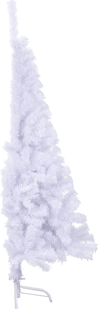 The Living Store Kunstkerstboom half 150 cm wit PVC