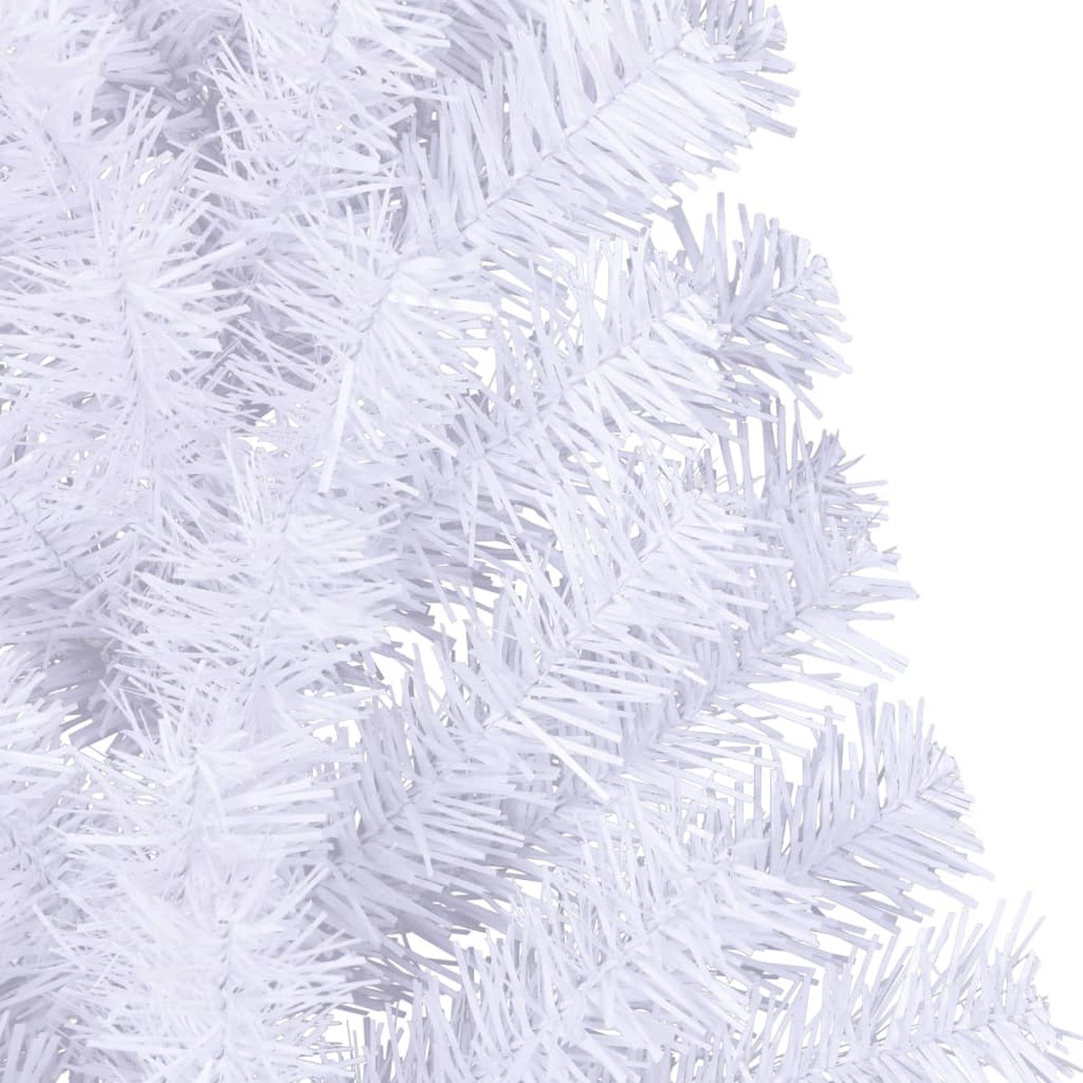The Living Store Kunstkerstboom half 150 cm wit PVC