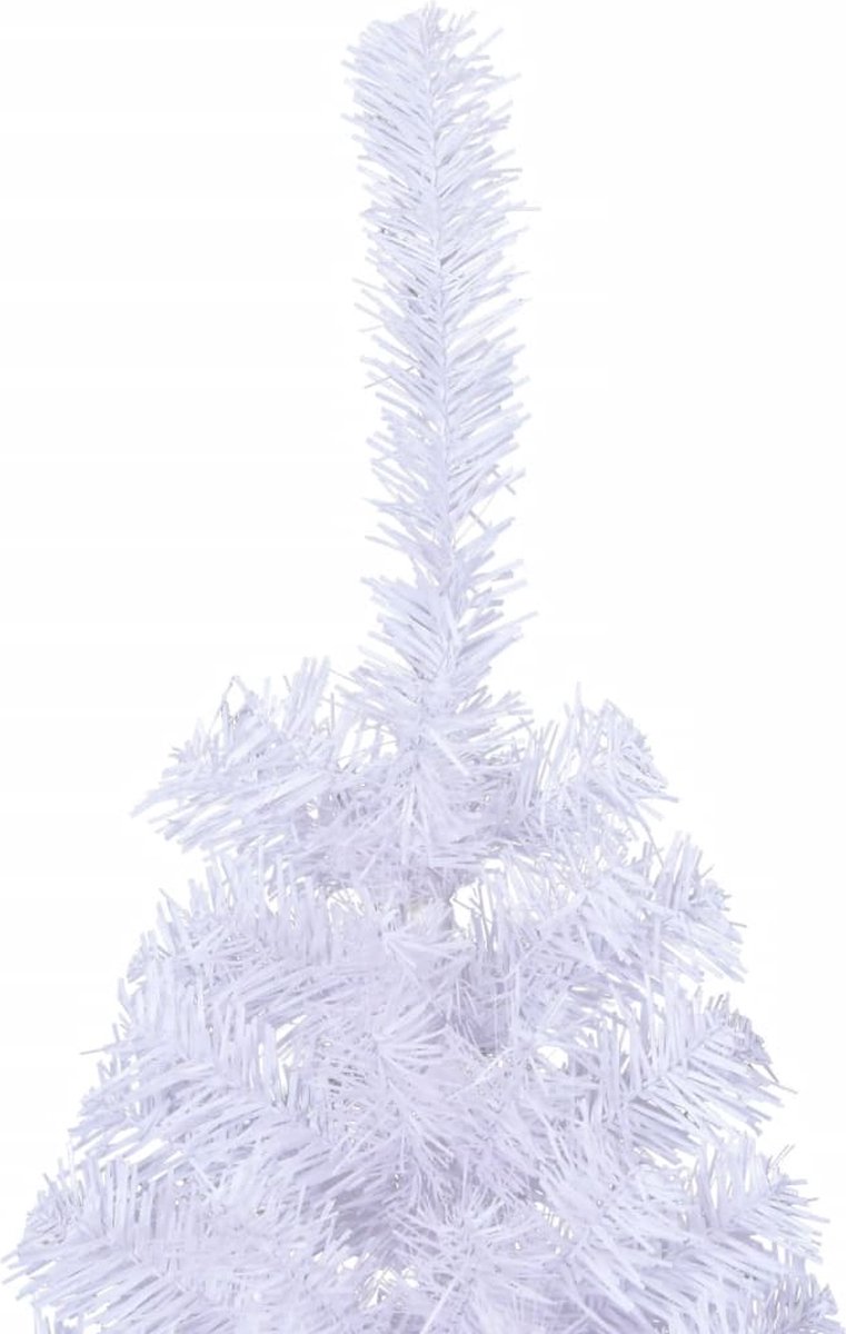 The Living Store Kunstkerstboom half 150 cm wit PVC