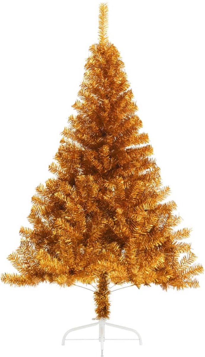 The Living Store Kunstkerstboom Half 180 cm Goud