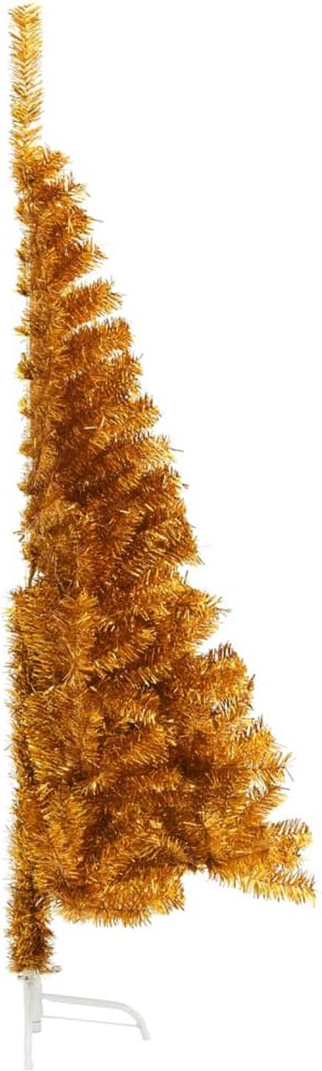 The Living Store Kunstkerstboom Half 180 cm Goud