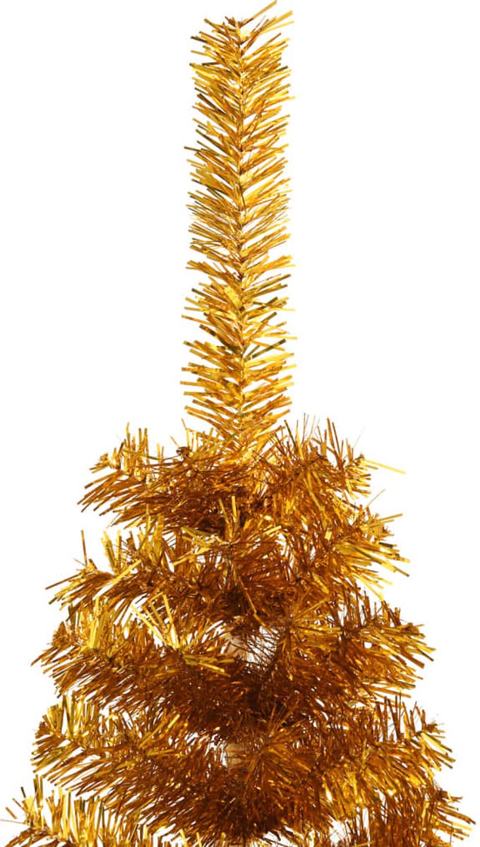The Living Store Kunstkerstboom Half 180 cm Goud