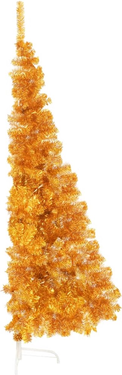 The Living Store Kunstkerstboom Half 180 cm Goud