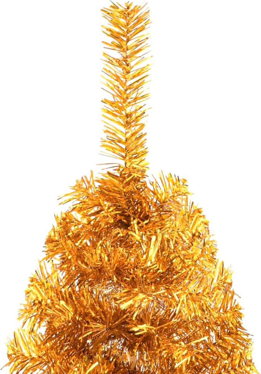 The Living Store Kunstkerstboom Half 180 cm Goud