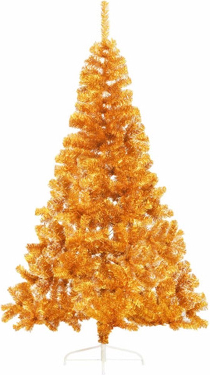 The Living Store Kunstkerstboom Half 180 cm Goud