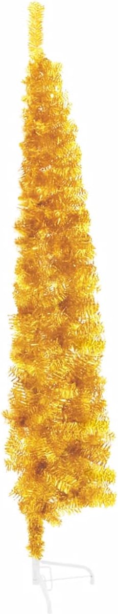 The Living Store Kunstkerstboom half 210 cm goud