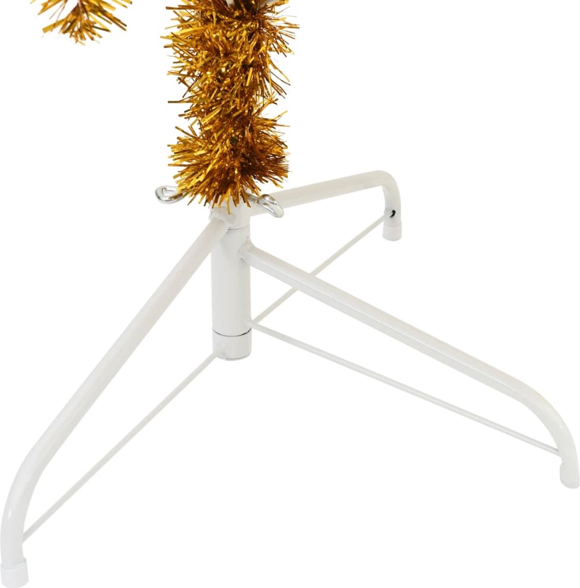The Living Store Kunstkerstboom Half 210 cm Goudkleurig