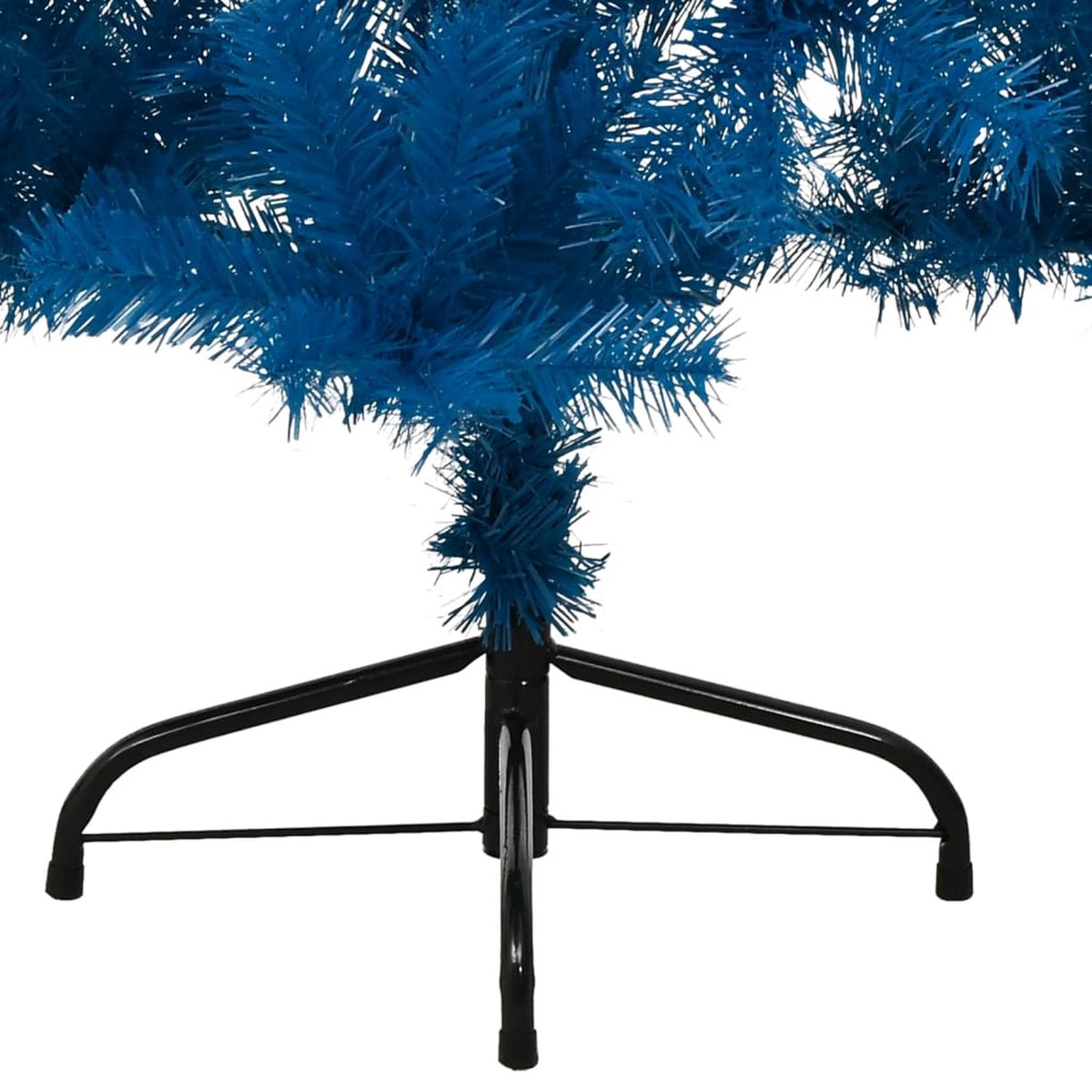 The Living Store Kunstkerstboom Half 210 cm PVC Blauw