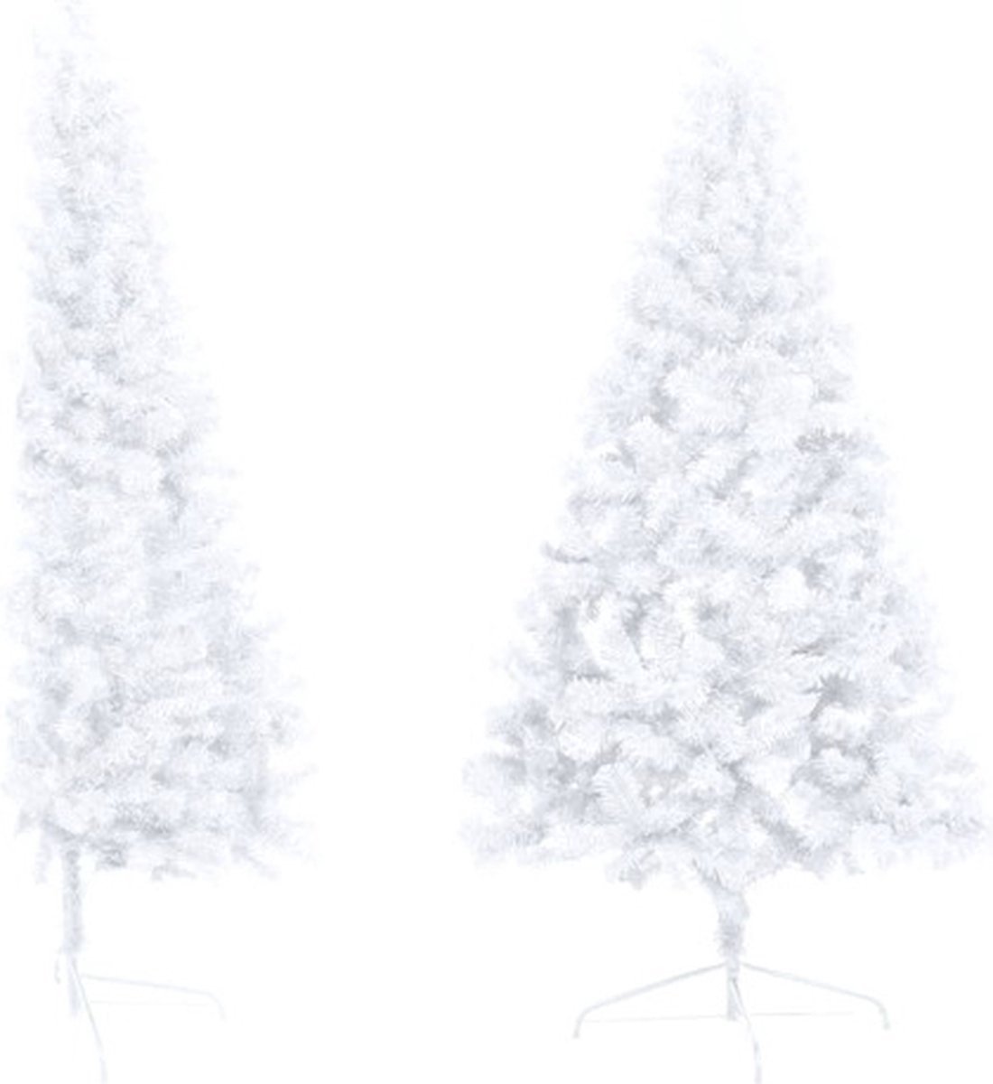 The Living Store Kunstkerstboom Half 240 cm Wit
