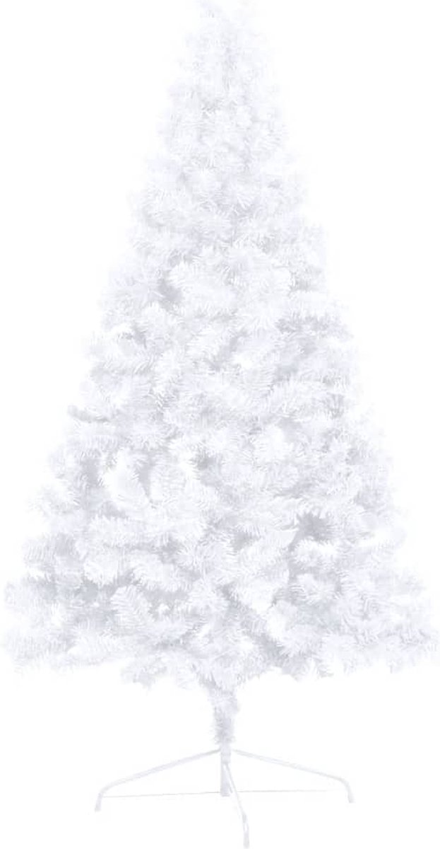 The Living Store Kunstkerstboom Half 240 cm Wit