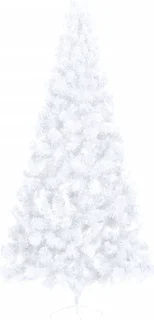 The Living Store Kunstkerstboom Half Rond 240 cm PVC Groen