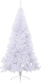 The Living Store Kunstkerstboom Half Rond 240 cm PVC Groen