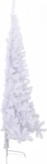The Living Store Kunstkerstboom Half Rond 240 cm PVC Groen