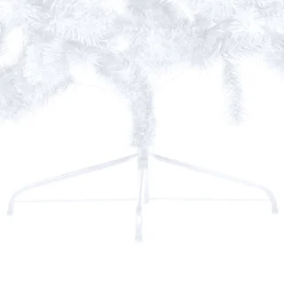 The Living Store Kunstkerstboom Half Rond 240 cm PVC Groen