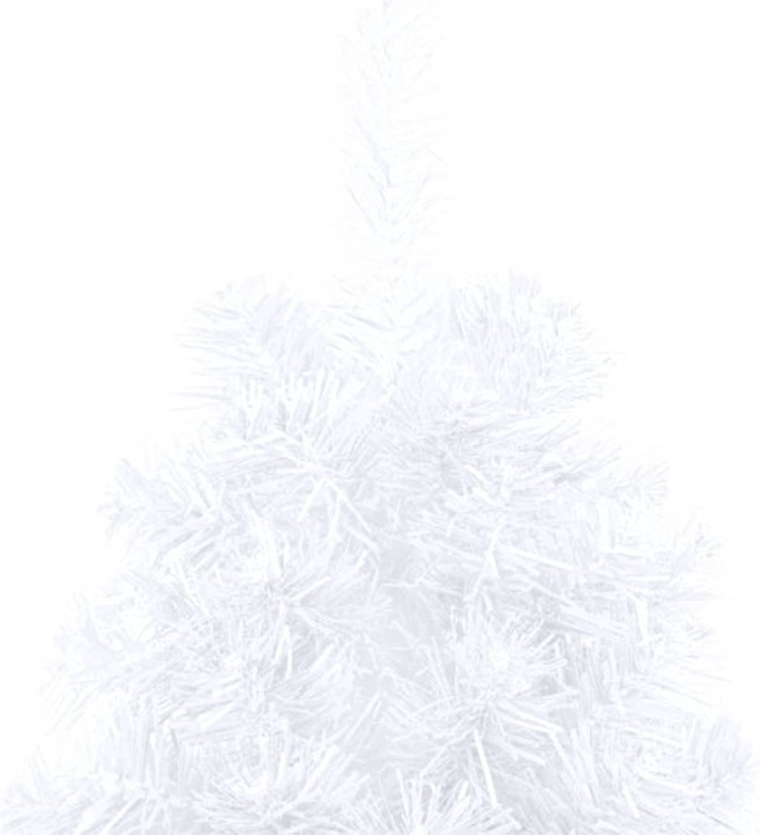 The Living Store Kunstkerstboom Half Rond 240 cm PVC Groen