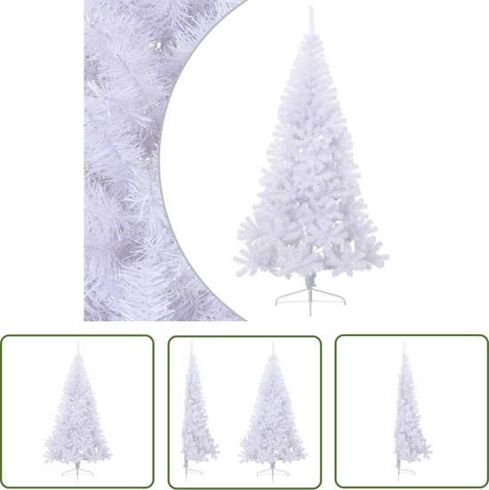 The Living Store Kunstkerstboom Half Rond 240 cm PVC Groen