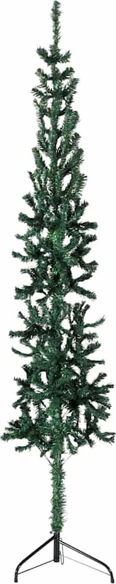 The Living Store Kunstkerstboom half smal 180 cm groen