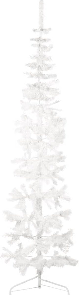 The Living Store Kunstkerstboom Half Smal 210 cm Wit