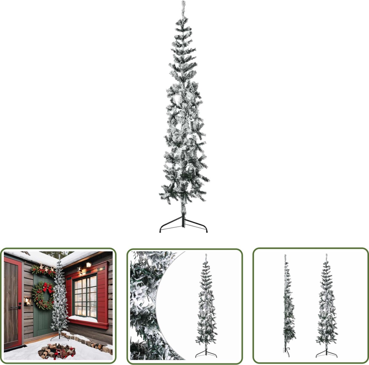 The Living Store Kunstkerstboom half smal 240 cm