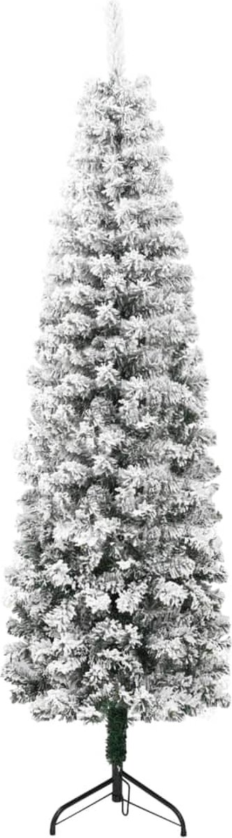 The Living Store Kunstkerstboom Half Sneeuw Smal 150 cm