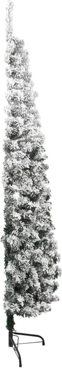 The Living Store Kunstkerstboom Half Sneeuw Smal 150 cm