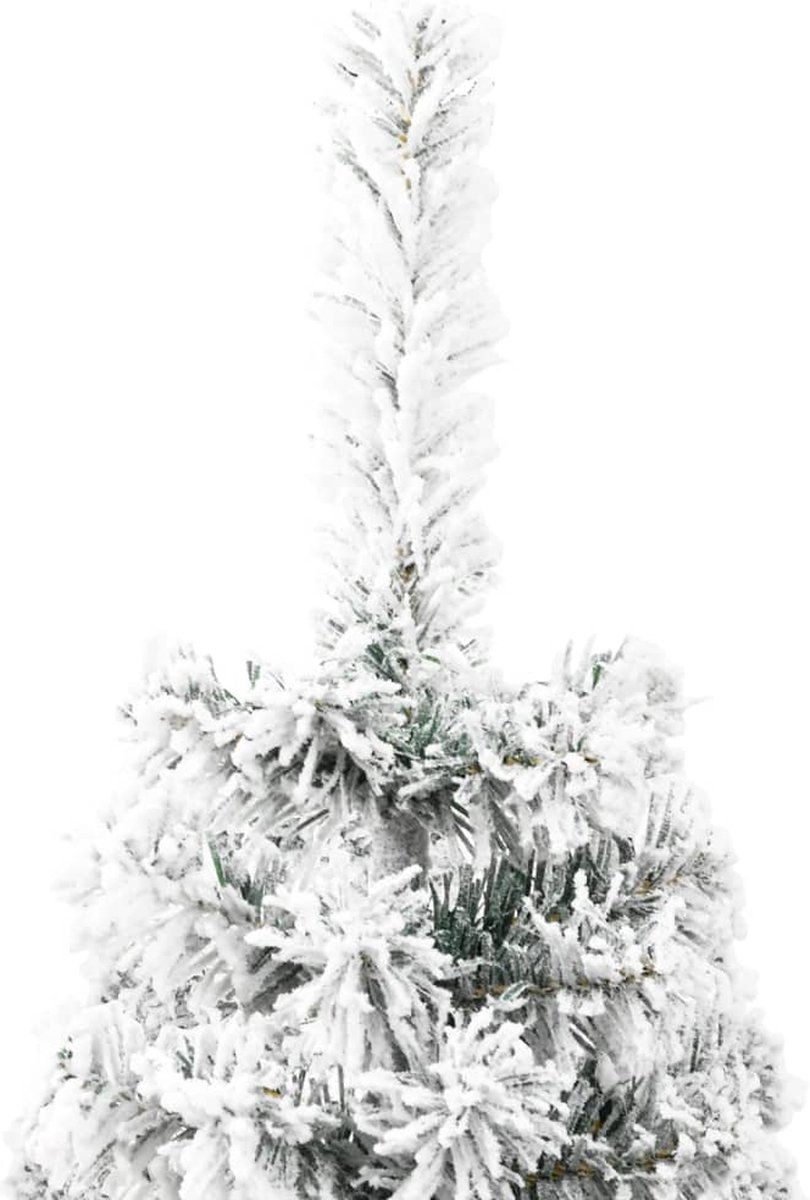 The Living Store Kunstkerstboom Half Sneeuw Smal 150 cm