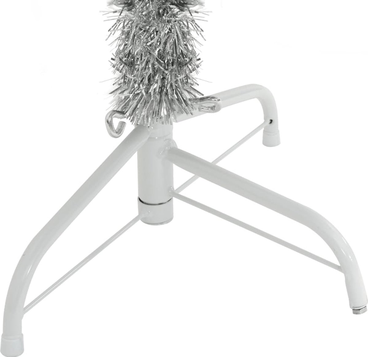 The Living Store Kunstkerstboom Halve 180 cm Zilver