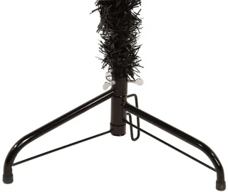 The Living Store Kunstkerstboom Halverend 180 cm Zwart