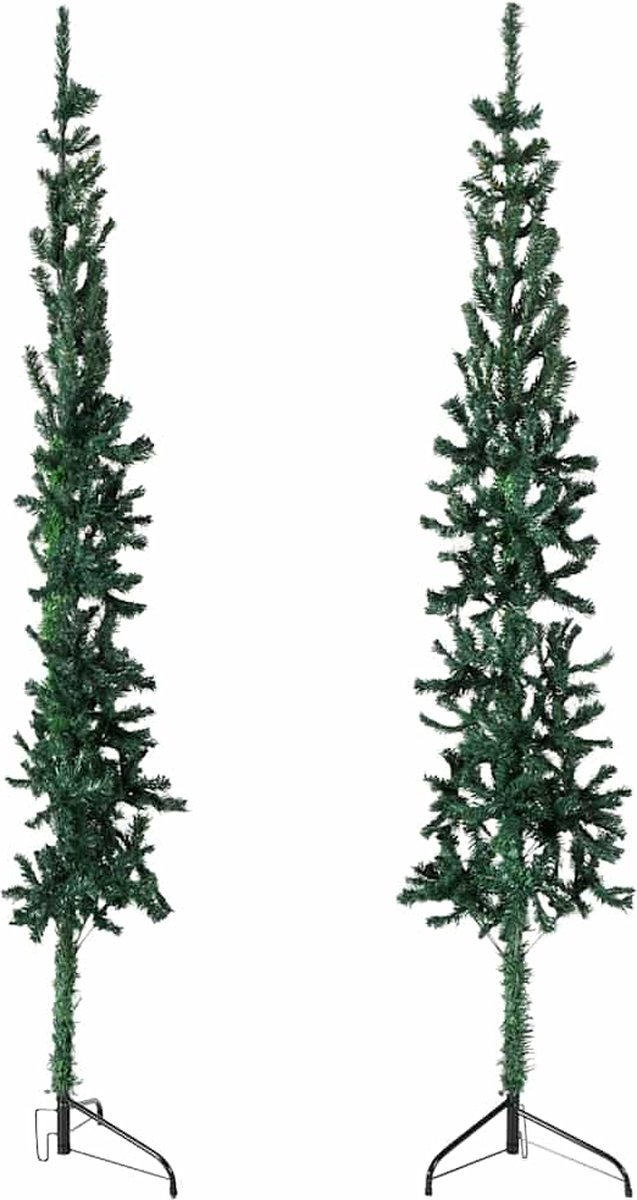 The Living Store Kunstkerstboom Halverende 240 cm Groen