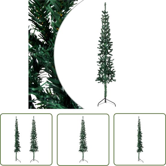 The Living Store Kunstkerstboom Halverende 240 cm Groen