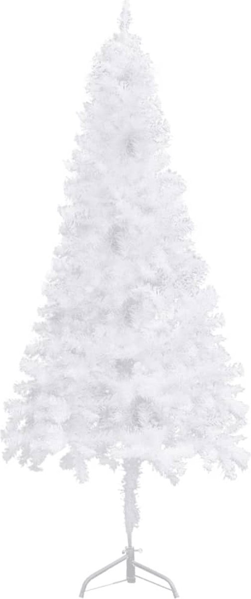 The Living Store Kunstkerstboom hoek 240 cm PVC wit