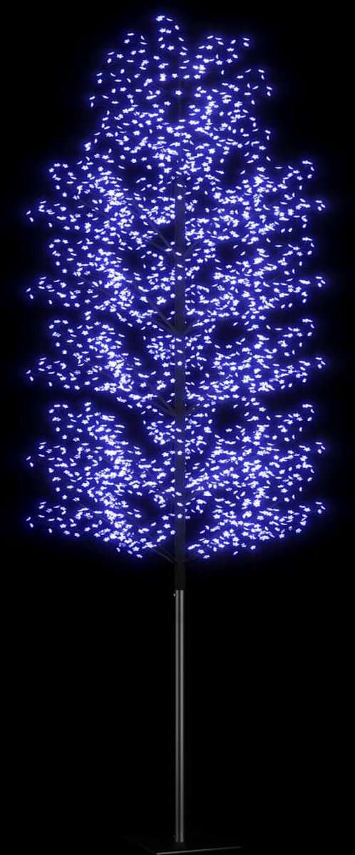 The Living Store Kunstkerstboom Kersenbloesem 500 cm LED blauw