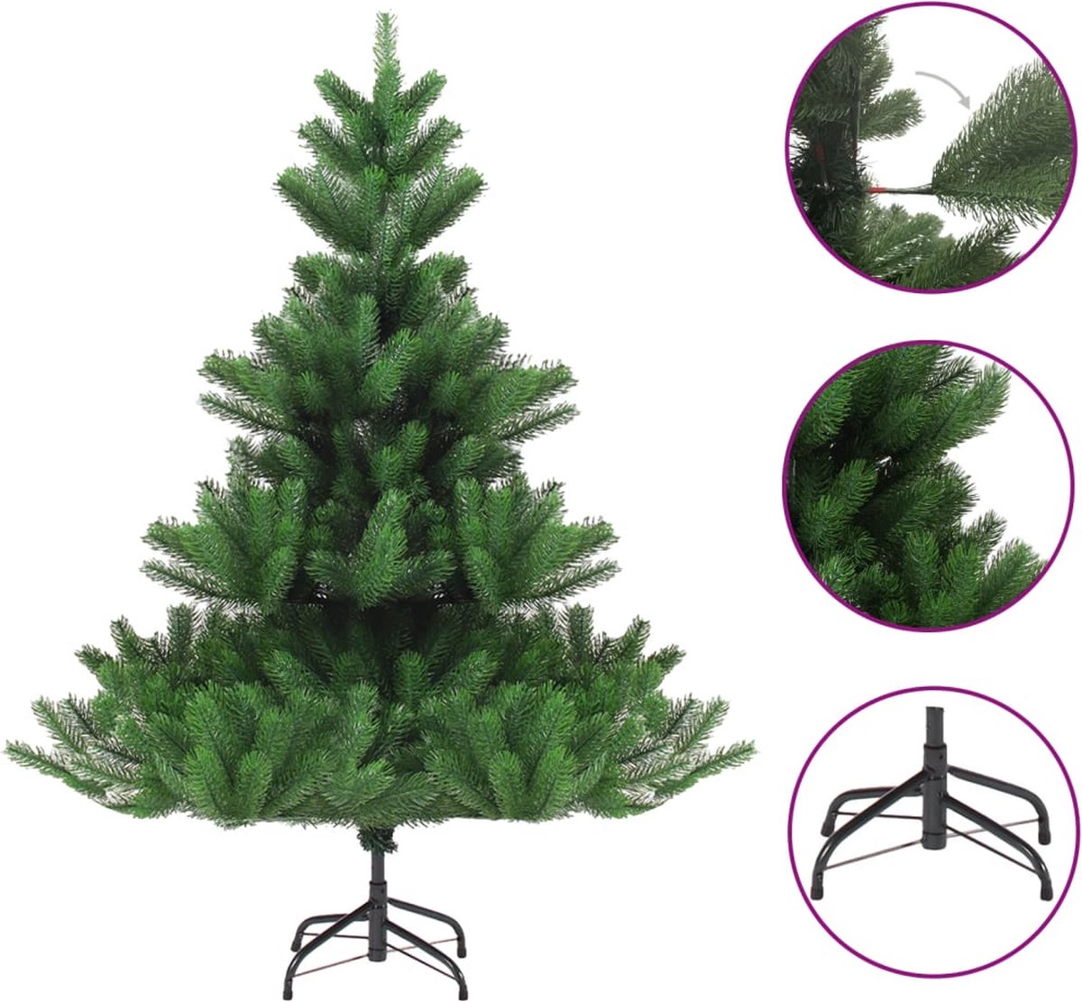 The Living Store Kunstkerstboom Nordmann 210 cm groen